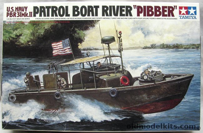 Tamiya 1/35 Pibber PBR 31Mk.II Patrol River Boat, 35150 plastic model kit
